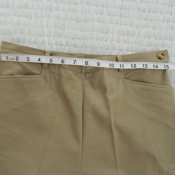Boston Proper High Waisted Twill Flat Front Pants , Size 10 - Picture 10 of 13